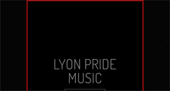 Desktop Screenshot of lyonpridemusic.com